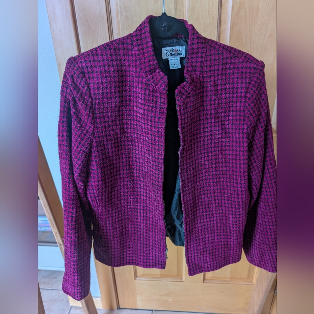 Style & Co. Women's Pink Jacket - Picture 1 of 6